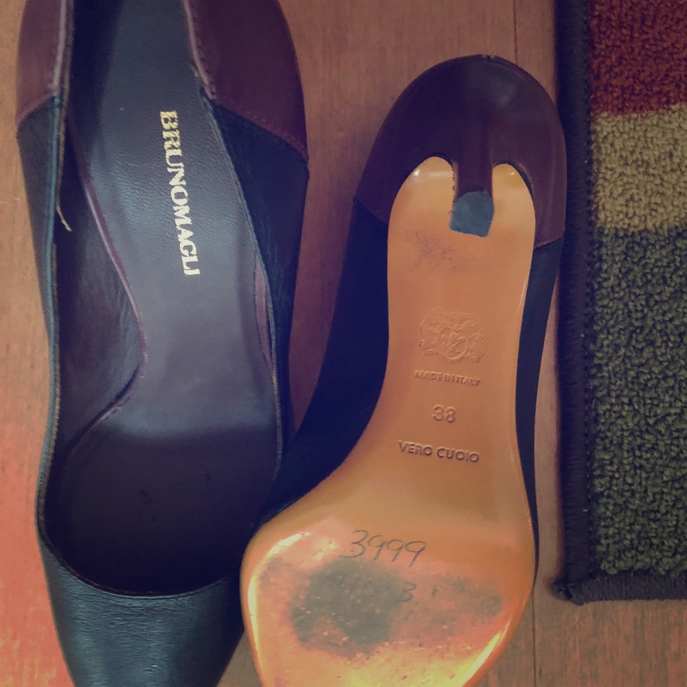 Bruno Magli two tone high-heels